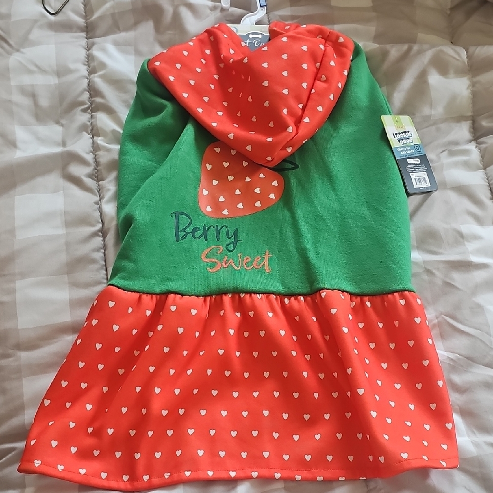 Berry Sweet Doggy Sweater Size XL
